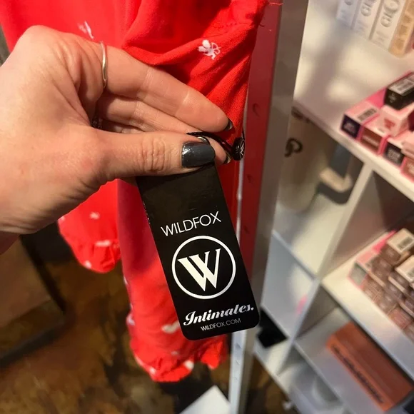 NWT Wildfox Hearts & Arrows Pajama Romper - Picture 6 of 6